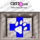 STICKER VETERINAIRE PATTE