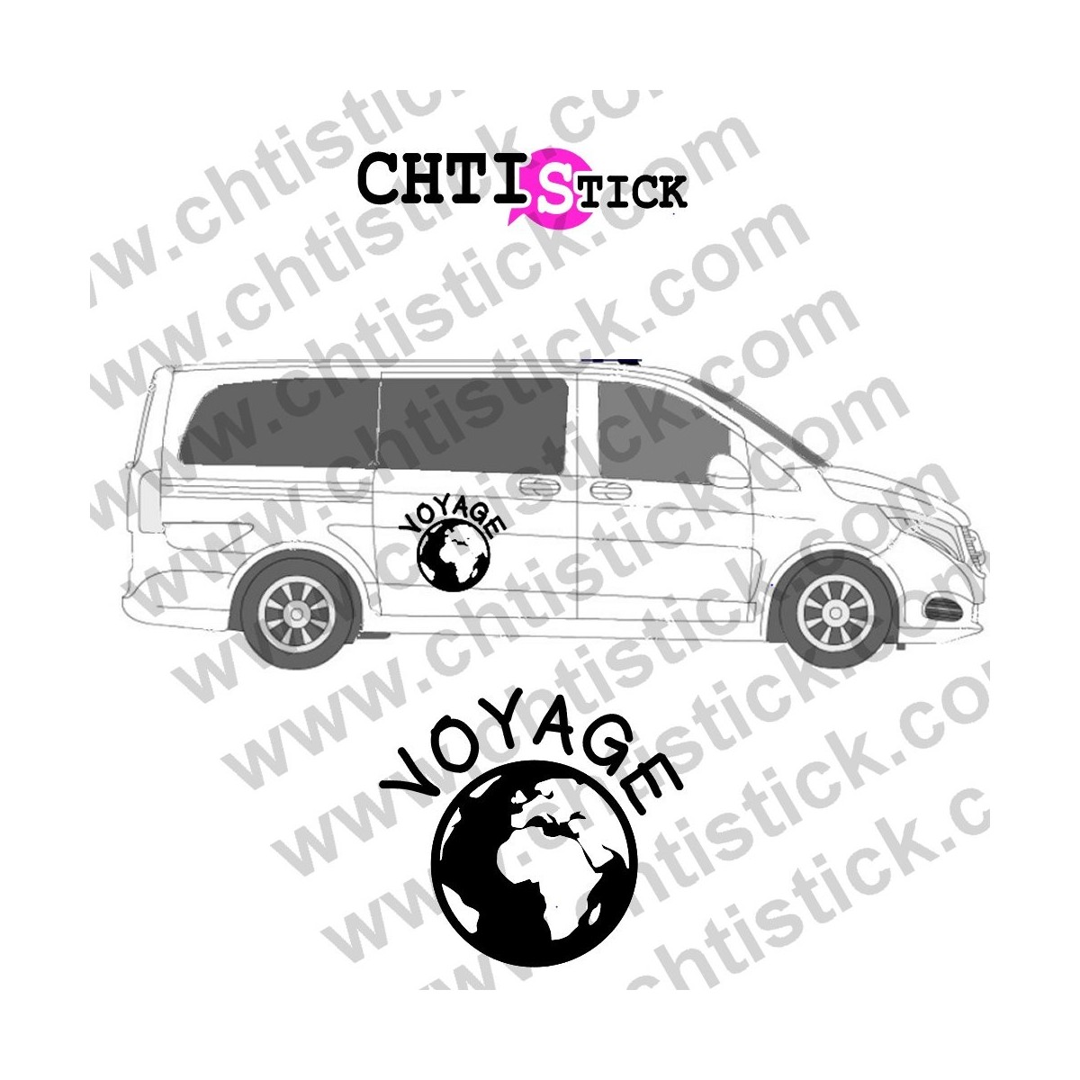 chtistick STICKER CAMPING CAR VOYAGE