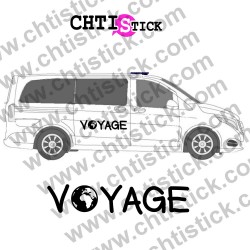 STICKER CAMPING CAR VOYAGE 2