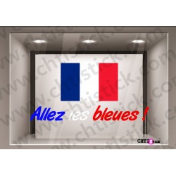 STICKER FOOT ALLEZ LES BLEUES