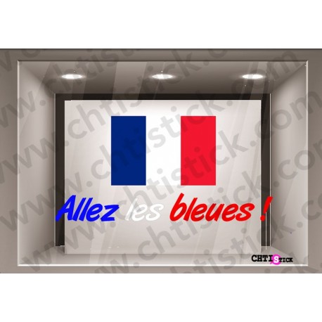 STICKER FOOT ALLEZ LES BLEUES