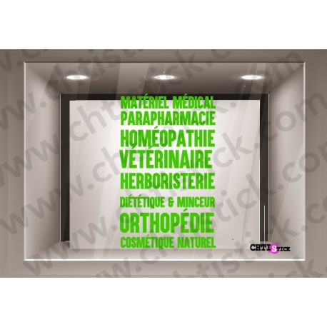 LETTRAGE PHARMACIE MATÉRIEL MÉDICAL