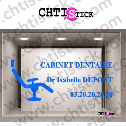 LETTRAGE CABINET DENTAIRE FAUTEUIL