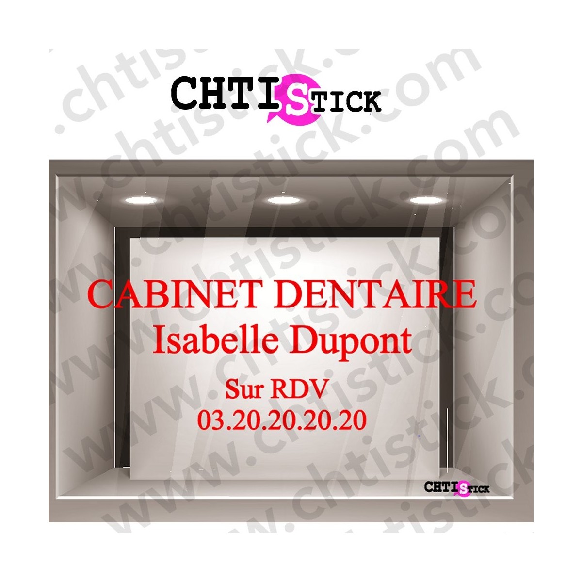 LETTRAGE CABINET DENTAIRE 01