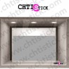 chtistick VITRINE VINYLE ASPECT DEPOLI SUR DEVIS