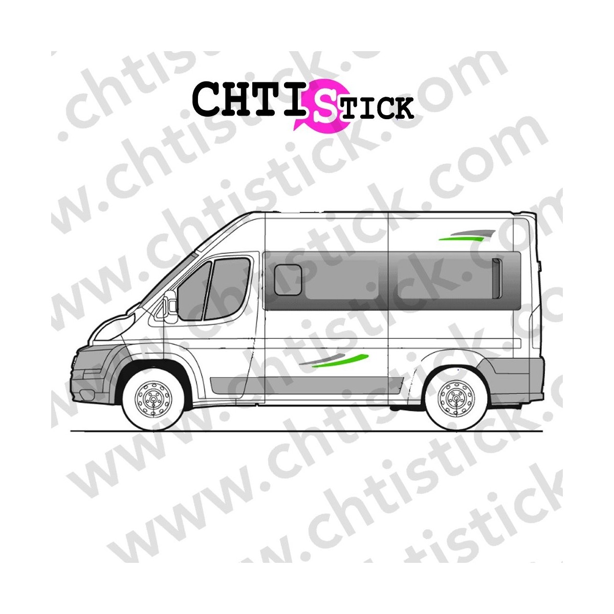 STICKER FOURGON AMENAGE 08