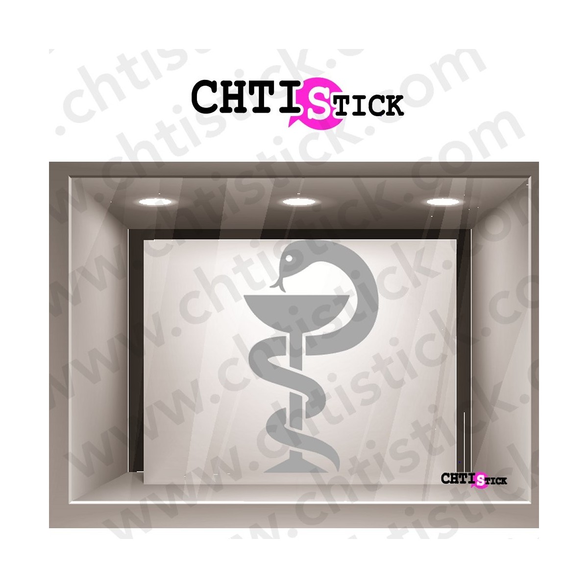 STICKERS CADUCEE MEDICAL DEPOLI