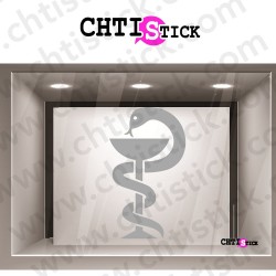 STICKERS CADUCEE MEDICAL DEPOLI