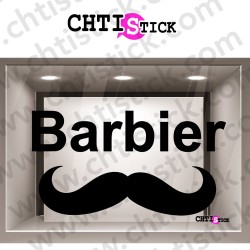 STICKERS BARBIER MOUSTACHE TXT