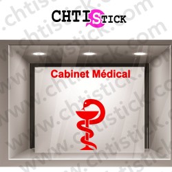 STICKER CADUCEE MEDICAL 