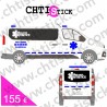 chtistick MARQUAGE AMBULANCE BANDES