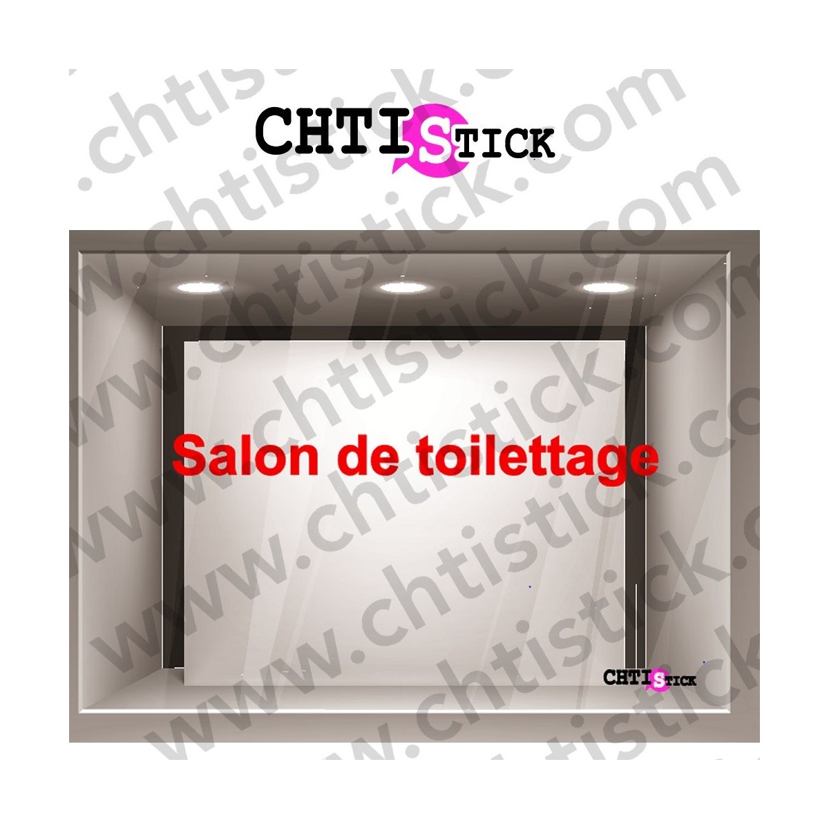 LETTRAGE VITRINE TOILETTAGE