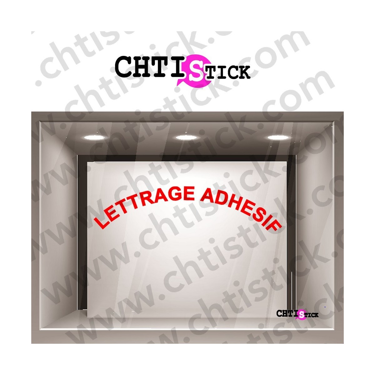 STICKER TEXTE ARRONDI 