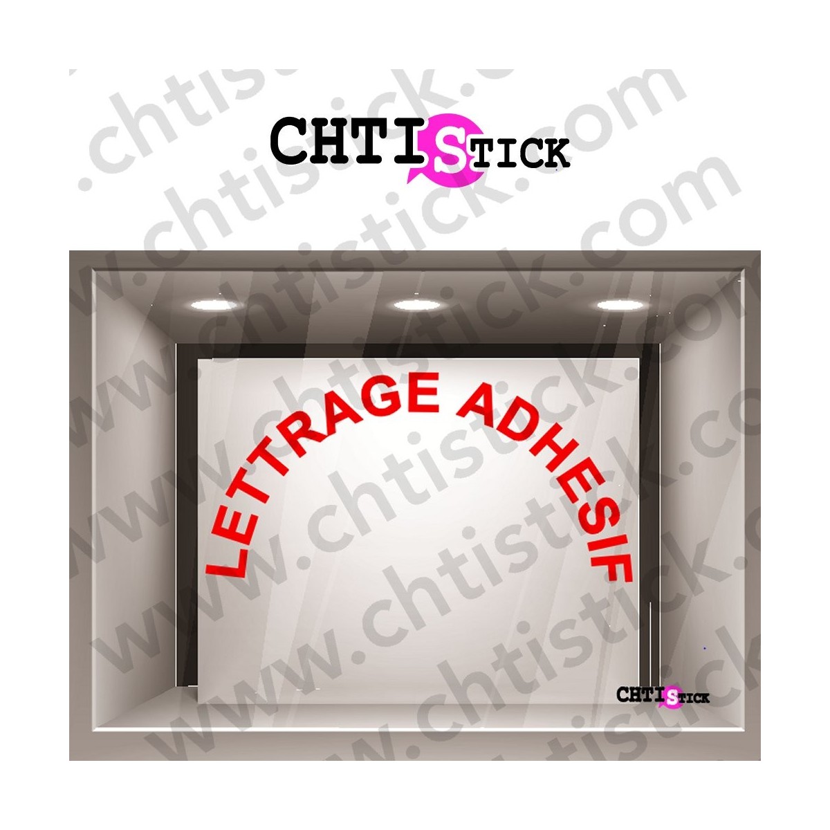 STICKER TEXTE DEMI CERCLE