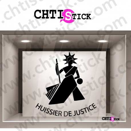 STICKER LOGO HUISSIER JUSTICE 3