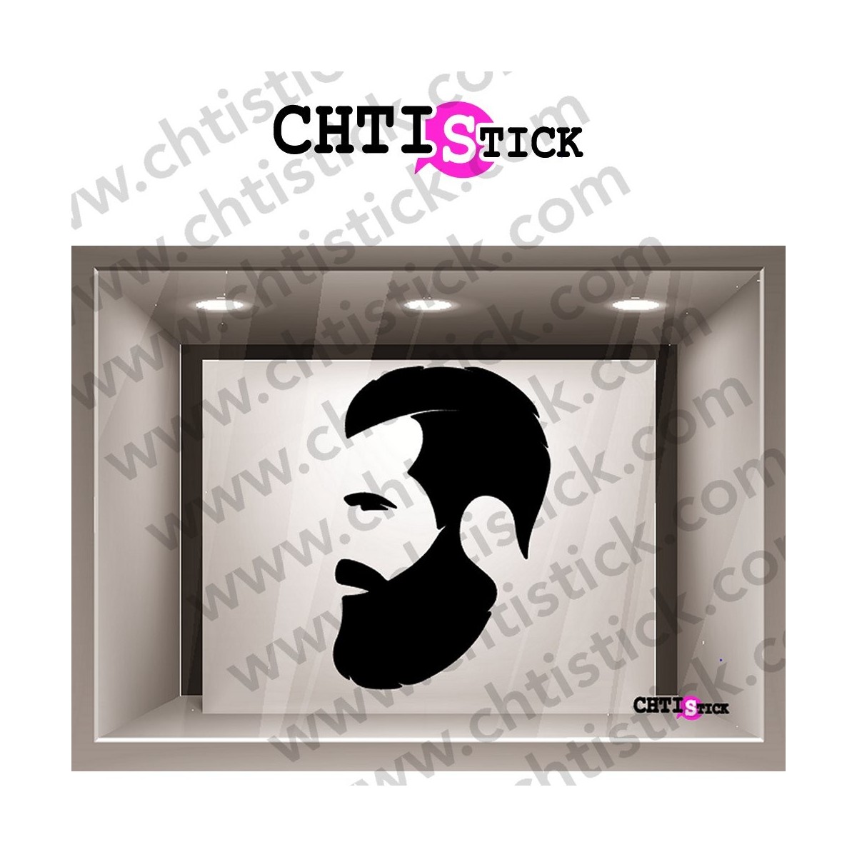 STICKER BARBIER PROFIL