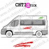 STICKER DECORATION FOURGON CAMPING CAR