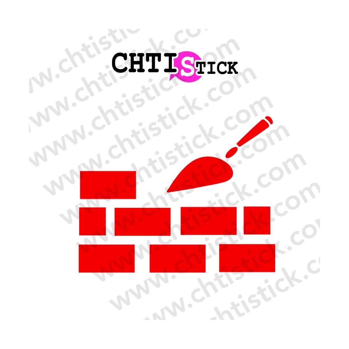 STICKERS VÉHICULE MAÇON