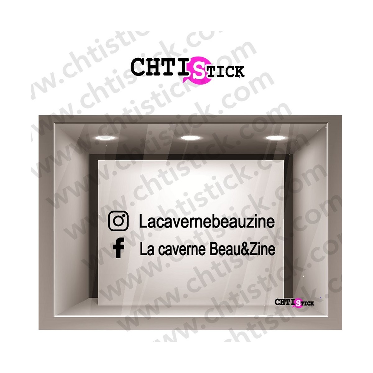 chtistick STICKERS FACEBOOK INSTA PERSONNALISES