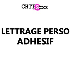 LETTRAGE ADHÉSIF A PERSONNALISER