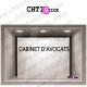 LETTRAGE ADHESIF CABINET AVOCATS 2