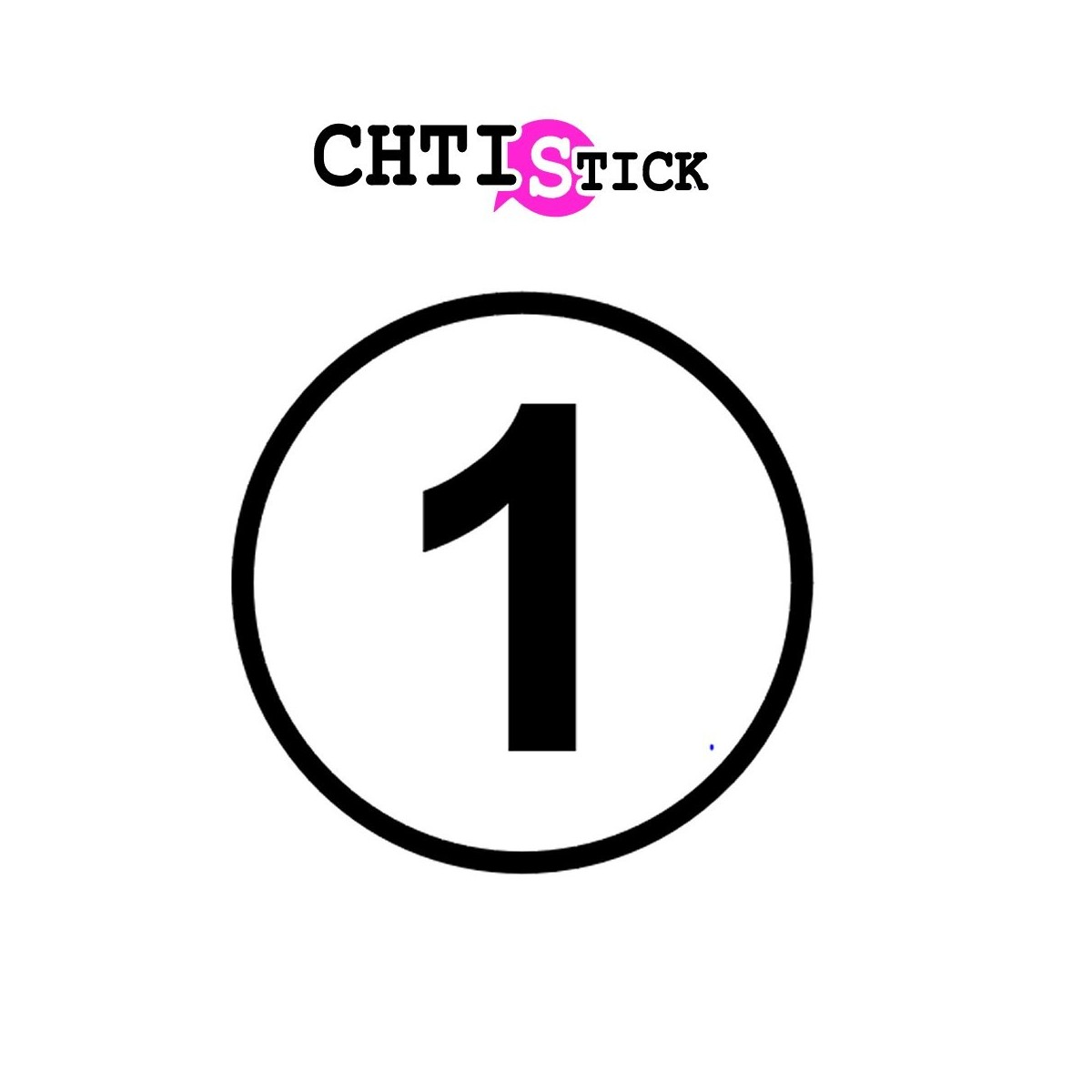 chtistick SIGNALETIQUE NUMERO