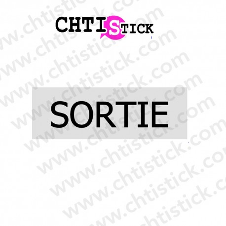 STICKERS SORTIE