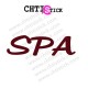 STICKERS LETTRAGE SPA