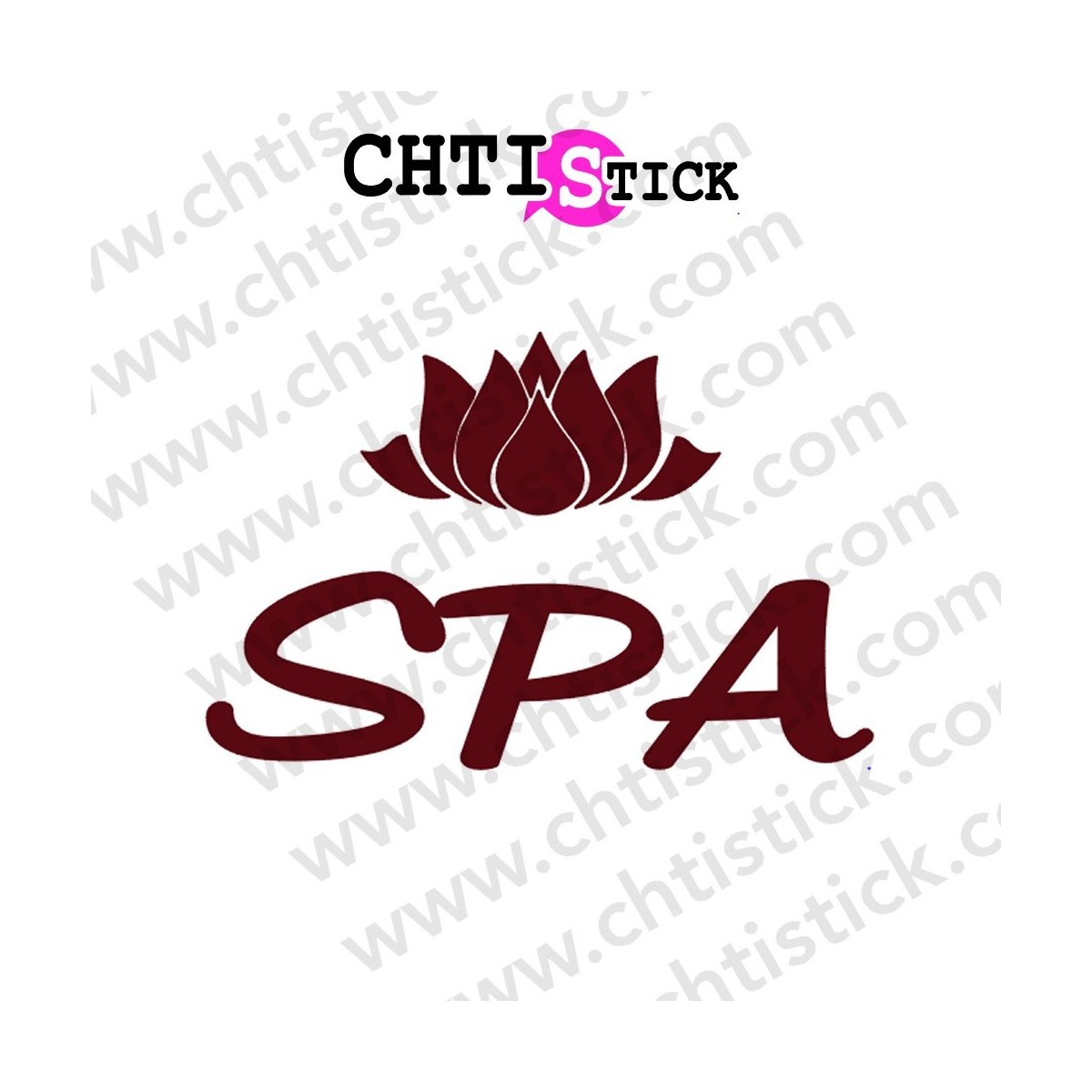 STICKERS LETTRAGE SPA