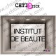 STICKER INSTITUT DE BEAUTE