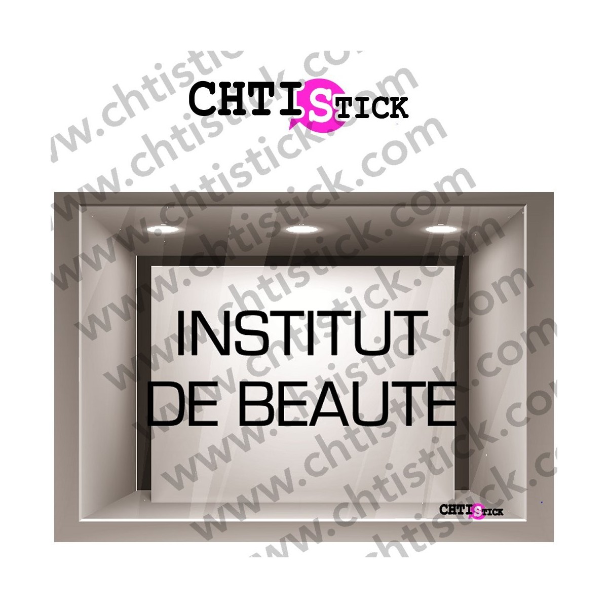 STICKER INSTITUT DE BEAUTE