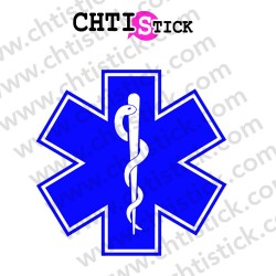 STICKER CROIX CADUCEE