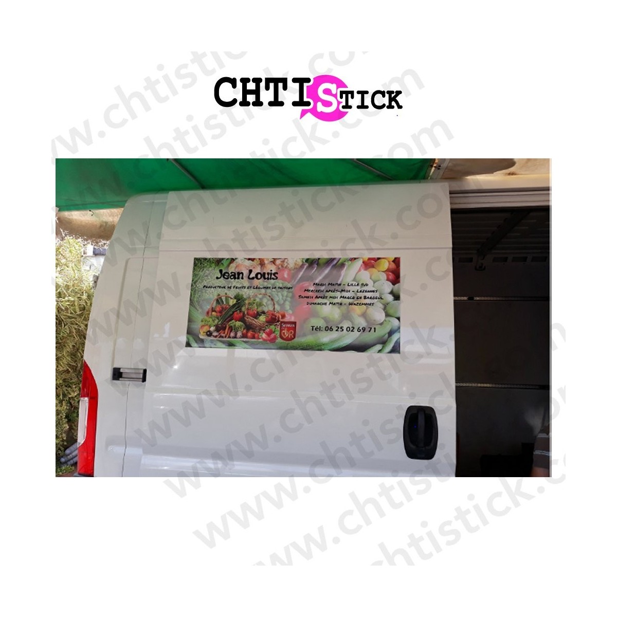 PLAQUE AIMANTEE PERSONNALISEE