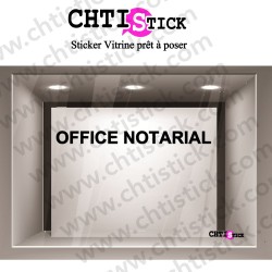 LETTRAGE ADHESIF OFFICE NOTARIAL 2