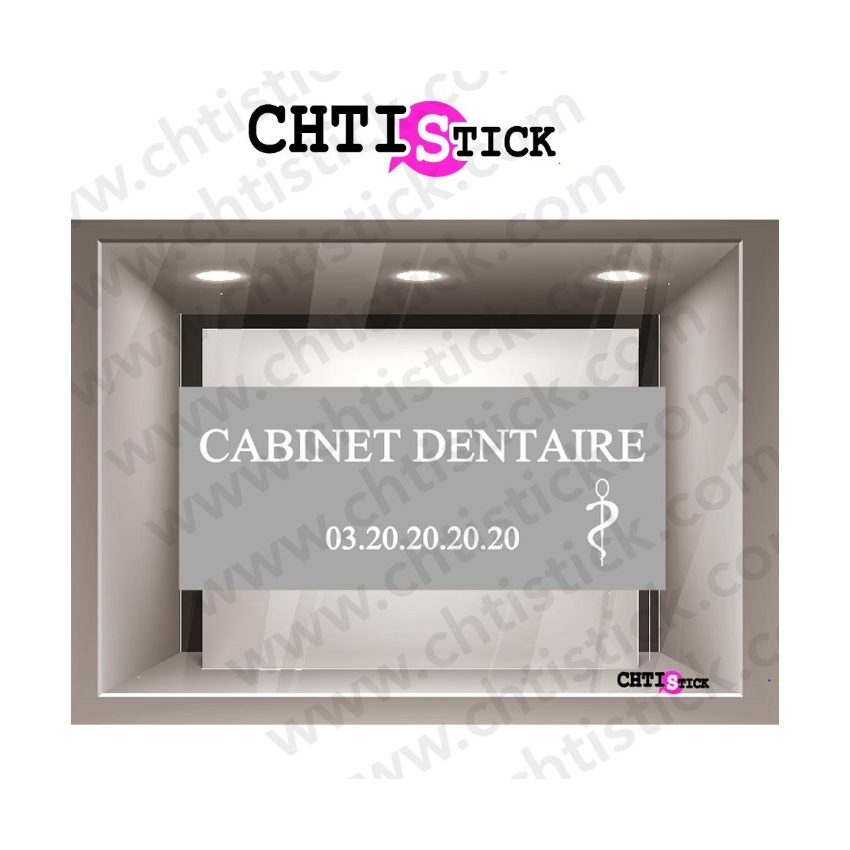 LETTRAGE CABINET DENTAIRE DEPOLI