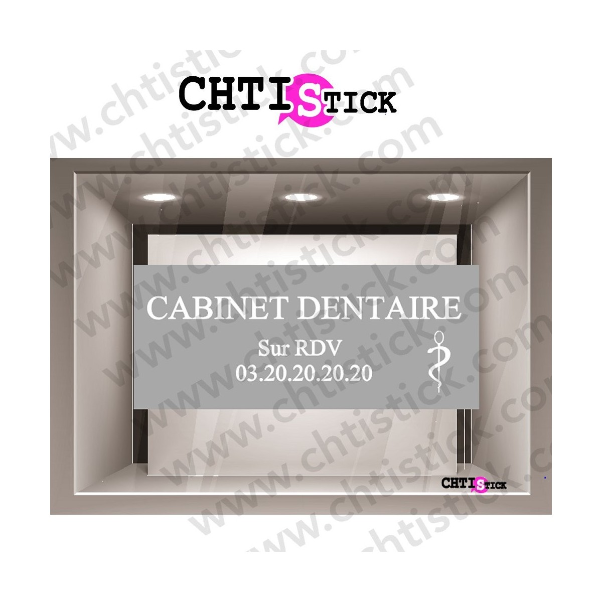 LETTRAGE CABINET DENTAIRE DEPOLI 2