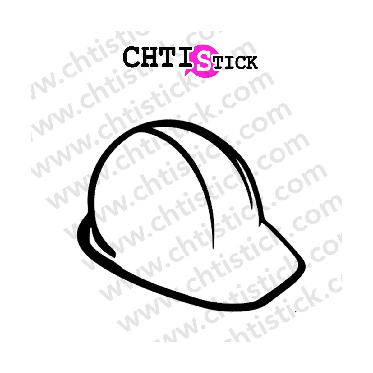 chtistick MARQUAGE VÉHICULE CASQUE BTP