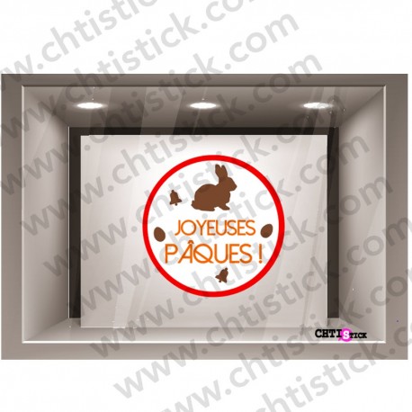 STICKER PAQUES ELECTROSTATIQUE R