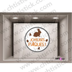 STICKER PAQUES ELECTROSTATIQUE  M