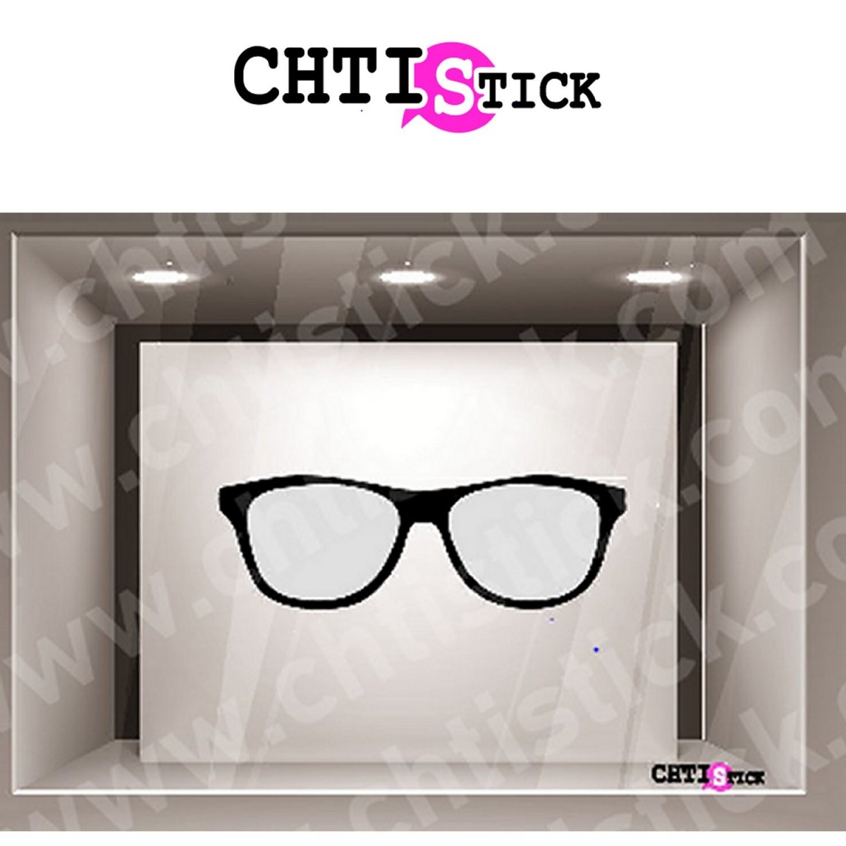 chtistick STICKER LUNETTES