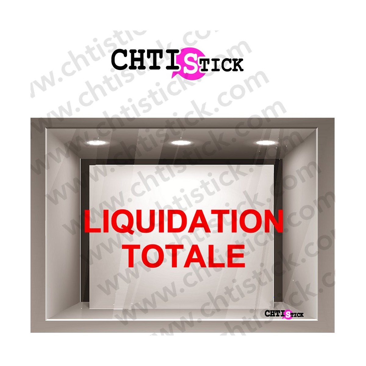 STICKER LIQUIDATION TOTALE