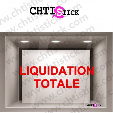 STICKER LIQUIDATION TOTALE