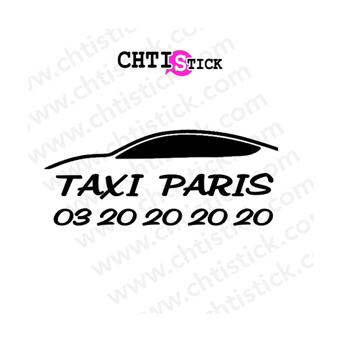 chtistick MARQUAGE TAXI LOGO