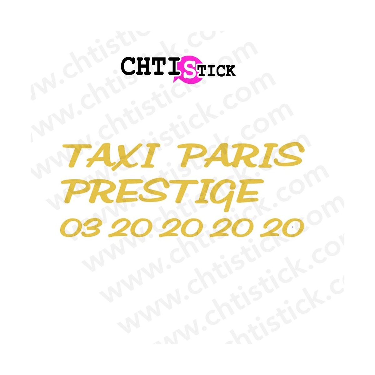 LETTRAGE ADHESIF DROIT 3 à 4 lignes 