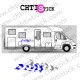 STICKER DECORATION CAMPING CAR 14