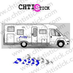 STICKER DECORATION CAMPING CAR 14