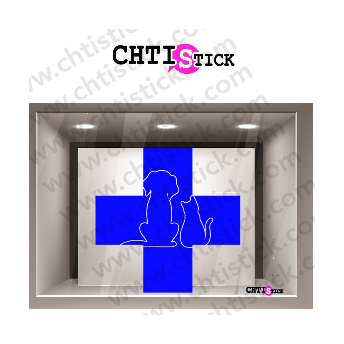 STICKER VETERINAIRE SILHOUETTES