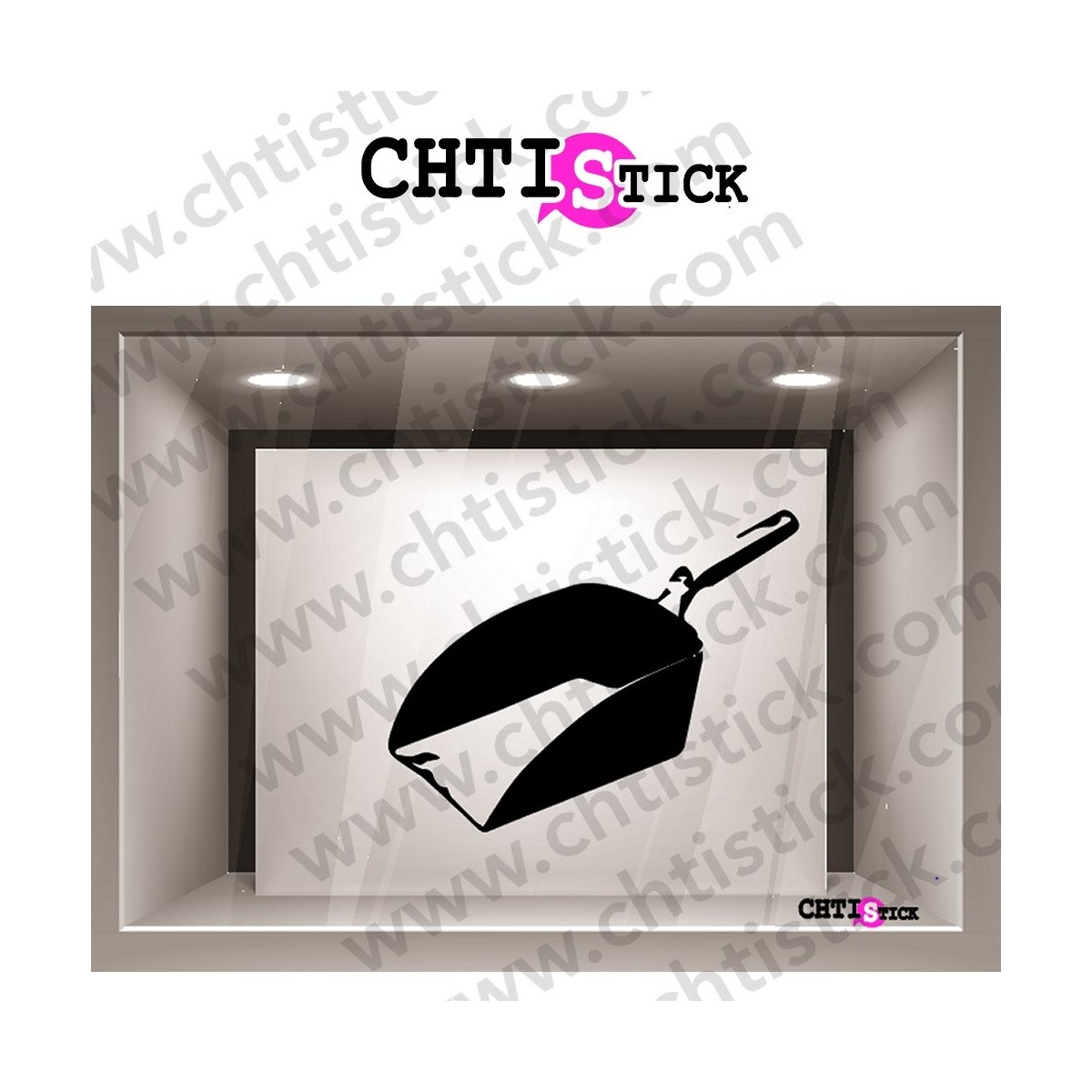 STICKERS VITRINE PELLE VRAC