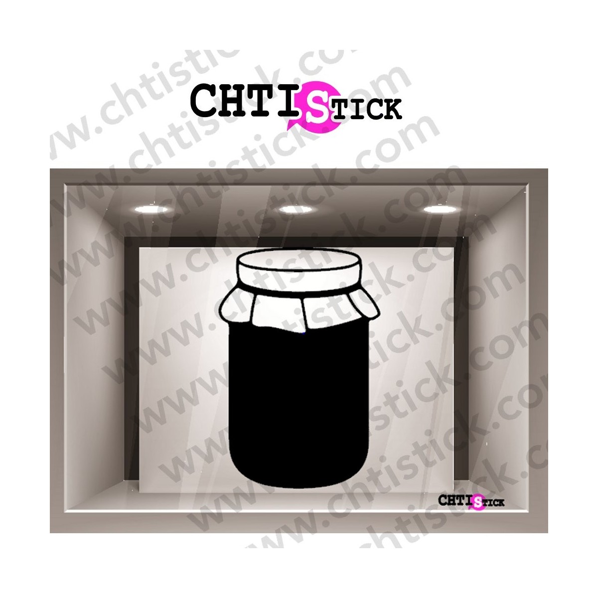 chtistick STICKERS VITRINE BOCAL 2