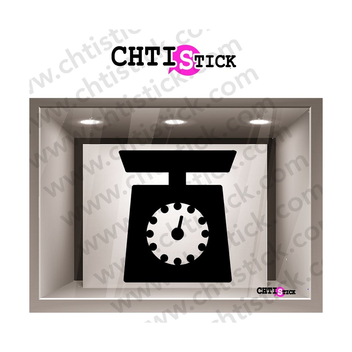 STICKERS VITRINE BALANCE